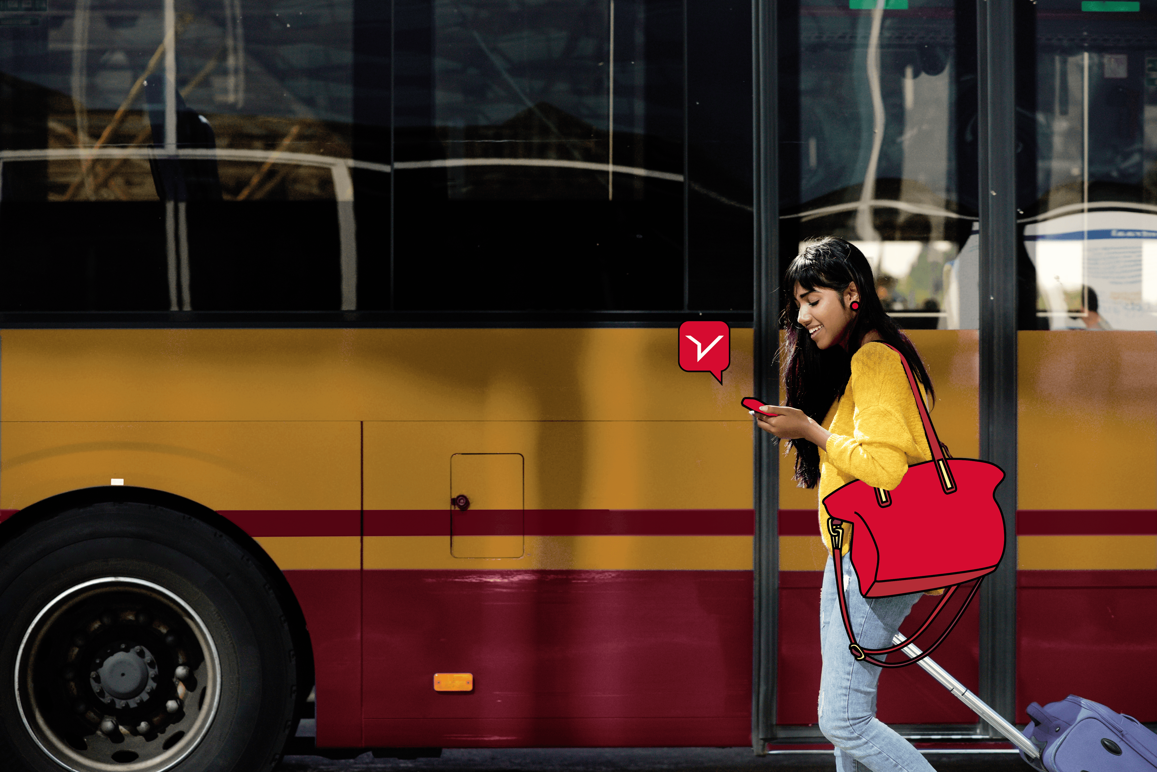 Booking long-distance busses with Mobility Budget