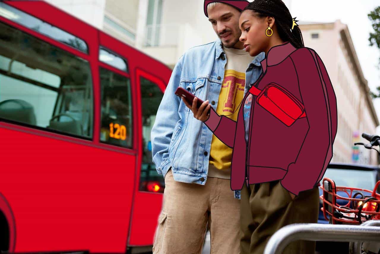 employees looking sustainable transport options
