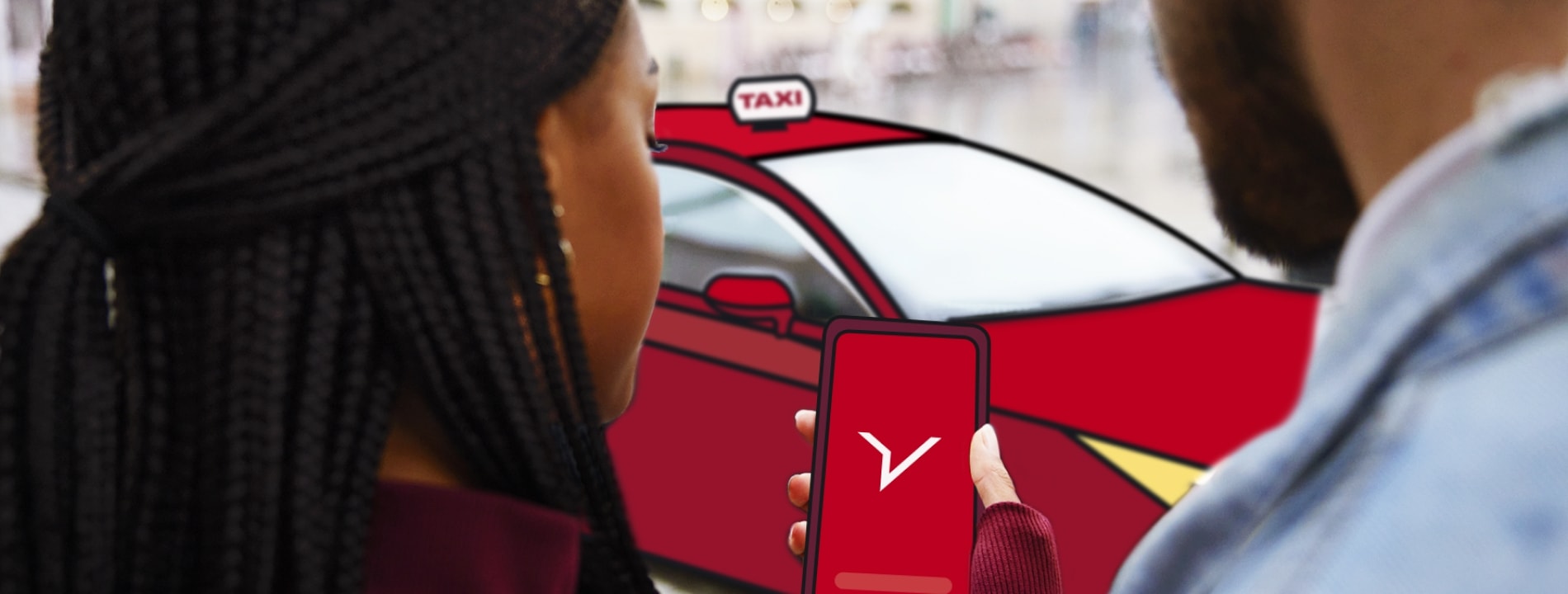 Una impiegata utilizza i suoi benefit per dipendenti grazie all'app Freenow che permette di far ricorso al budget di mobilità