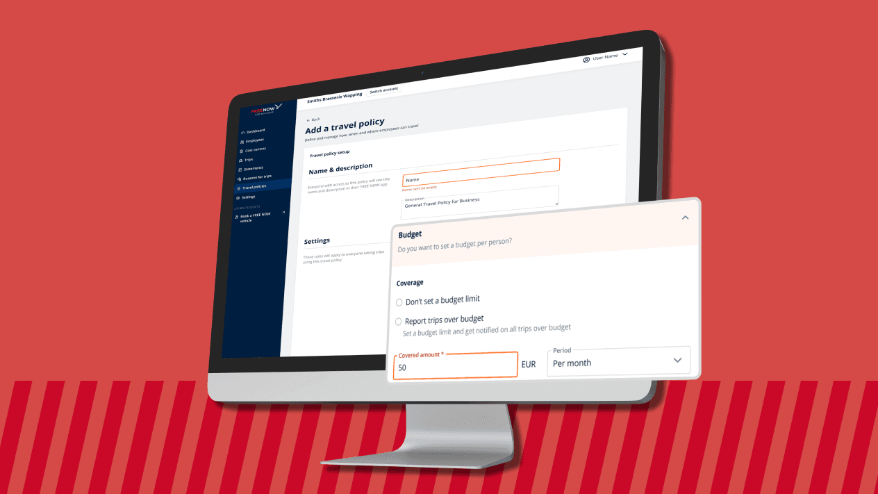 Una schermata del computer che mostra il pannello di amministrazione di Freenow Employee Benefits, dove i team delle risorse umane possono facilmente caricare nuovi dipendenti con un clic.
