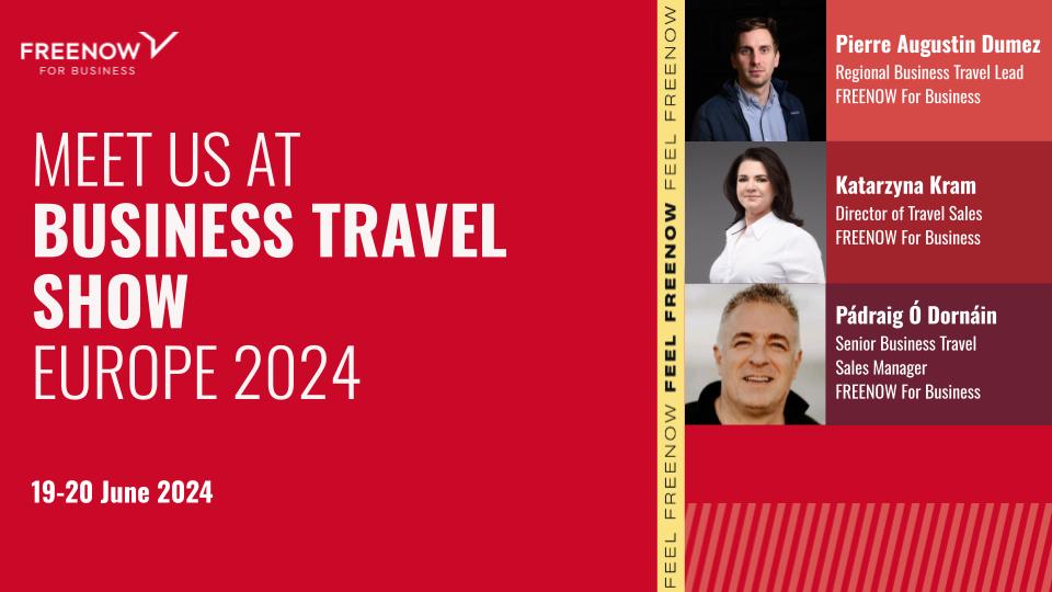 FREENOW business travel sales team