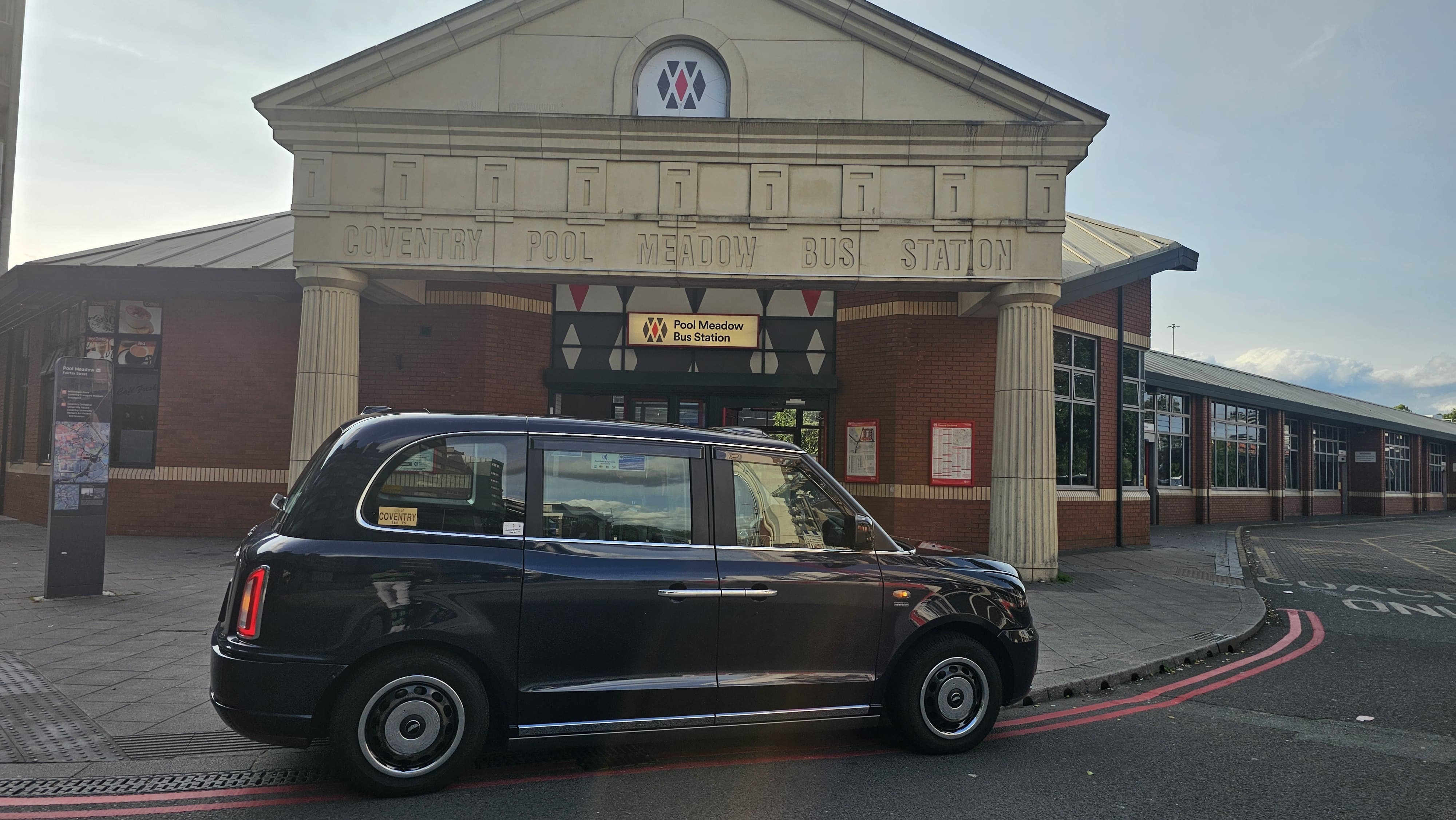 Freenow app in Coventry